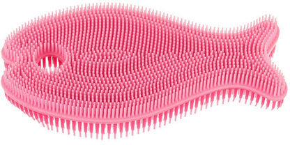 Innobaby Bathin' Smart Bath Scrub, Fish - Pink - SIL-FISH02
