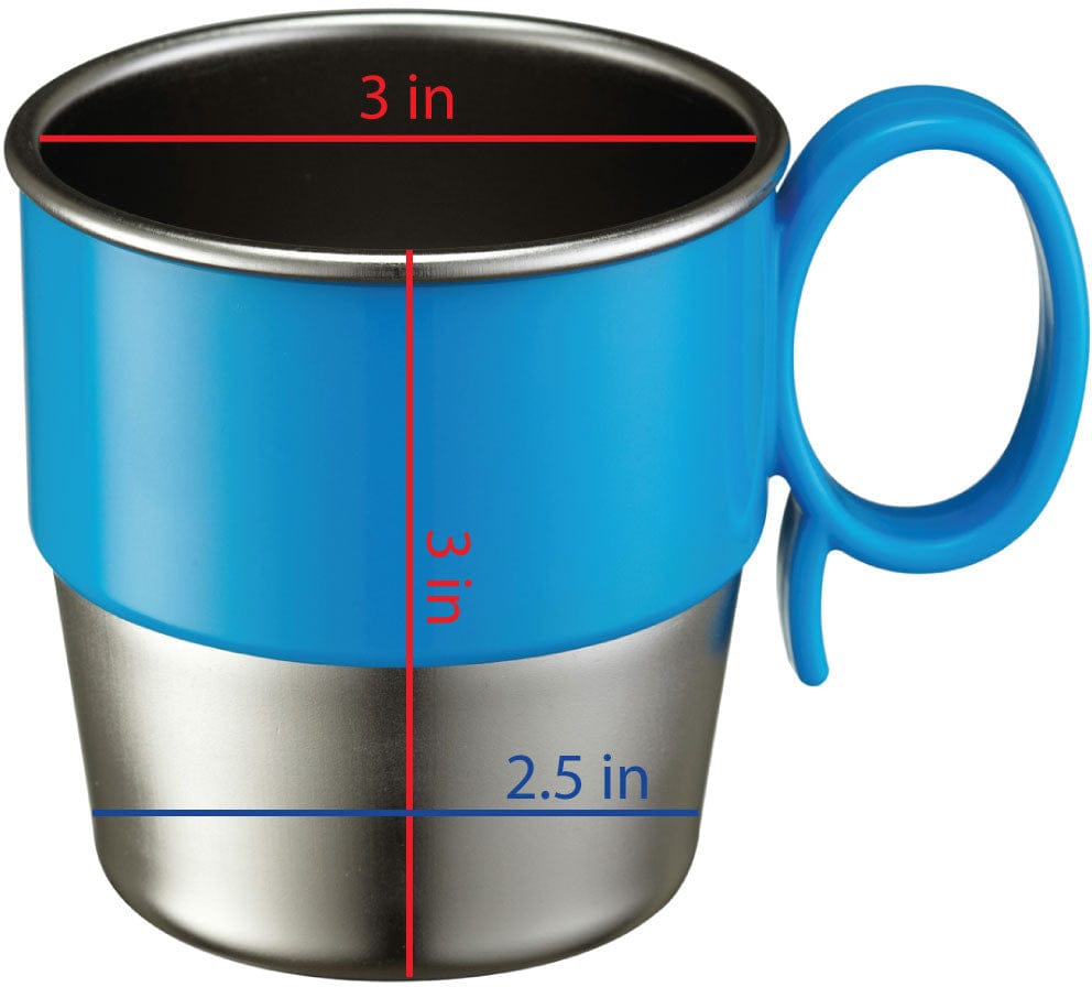 Innobaby Din Din Stainless Cup - Blue - DS-CUP01