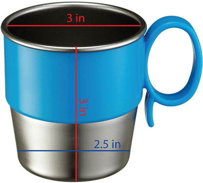 Innobaby Din Din Stainless Cup - Blue - DS-CUP01