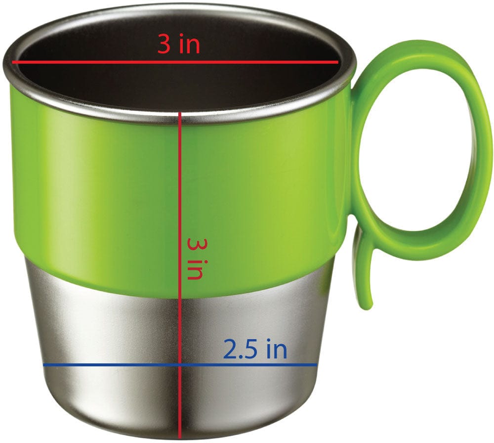 Innobaby Din Din Stainless Cup - Green - DS-CUP03