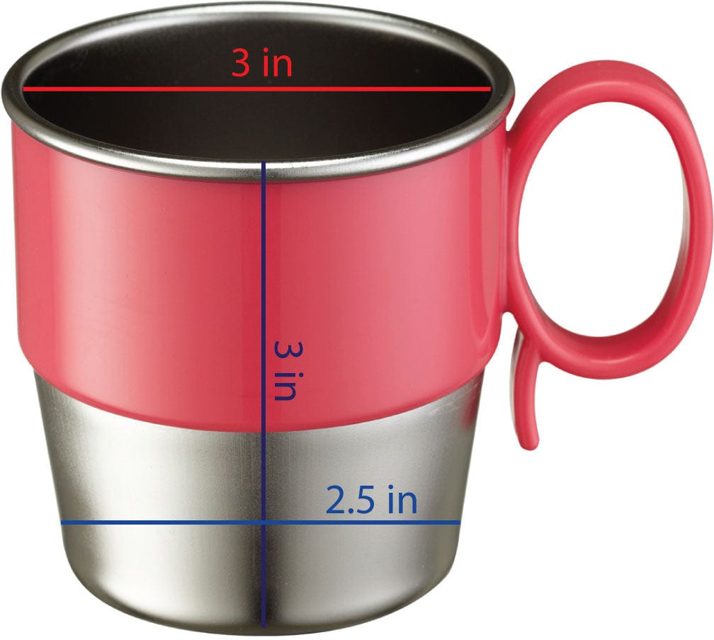 Innobaby Din Din Stainless Cup - Pink - DS-CUP02