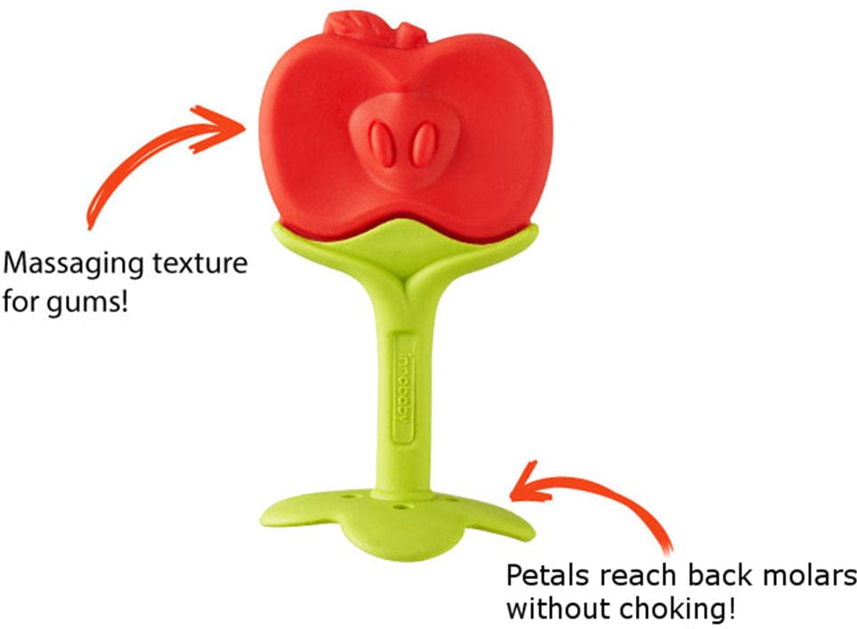 Innobaby Teethin' Smart EZ Grip Teether, Fruit - Apple