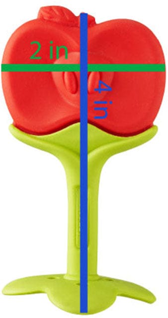 Innobaby Teethin' Smart EZ Grip Teether, Fruit - Apple