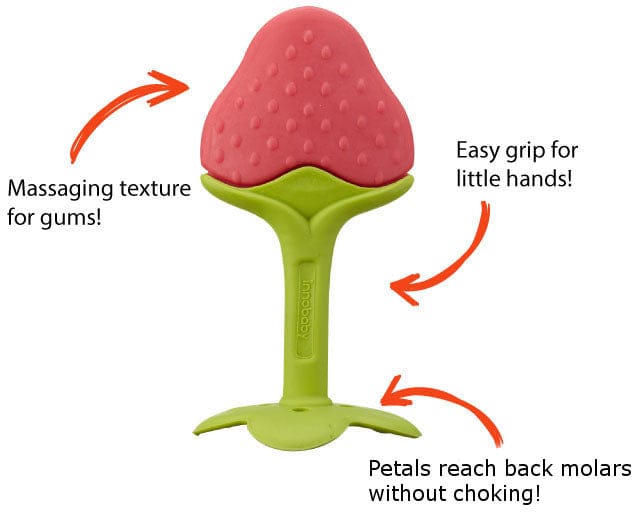 Innobaby Teethin' Smart EZ Grip Teether, Fruit - Berry