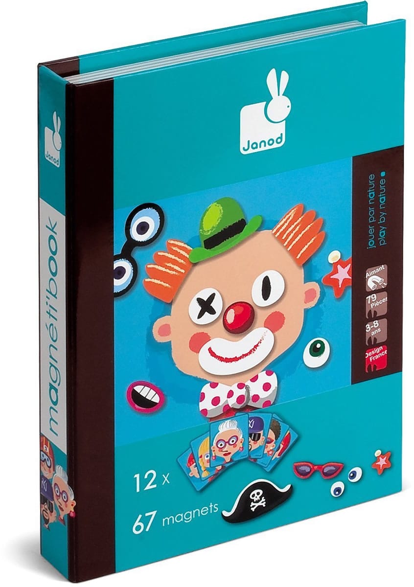Janod Magnetibook Crazy Face