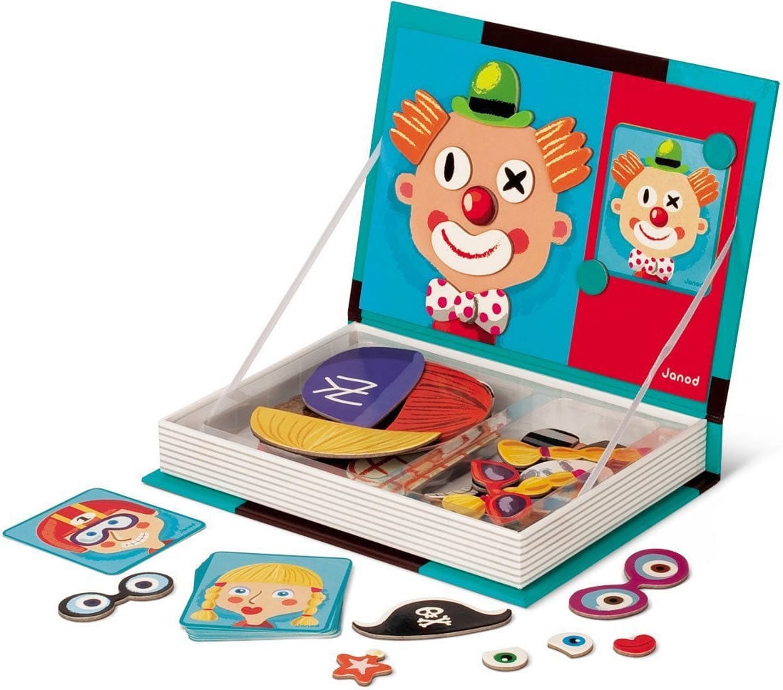Janod Magnetibook Crazy Face
