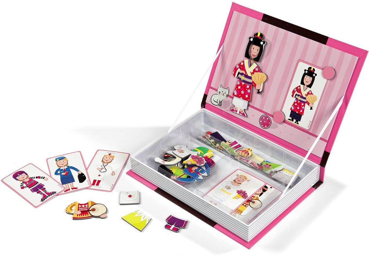 Janod Magnetibook Girl's Outfits - J05546