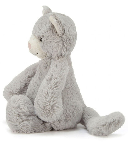 Jellycat Bashful Kitty Grey, 12" - BAS3KYN