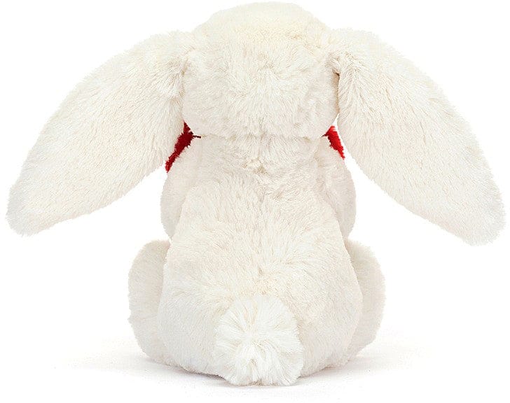 Jellycat Bashful Red Love Heart Bunny Small, 7"