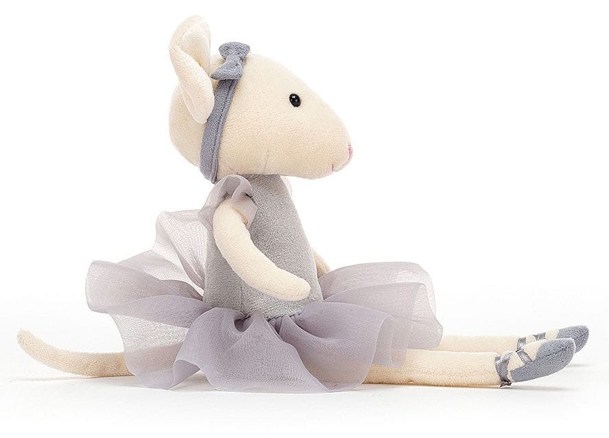 Jellycat Pirouette Mouse Pebble, 11" - PM6P
