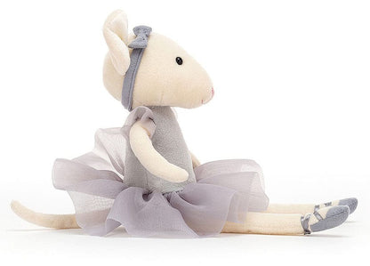 Jellycat Pirouette Mouse Pebble, 11" - PM6P