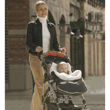 JJ Cole Bundleme Original Bunting in Powder Blue - DOBM