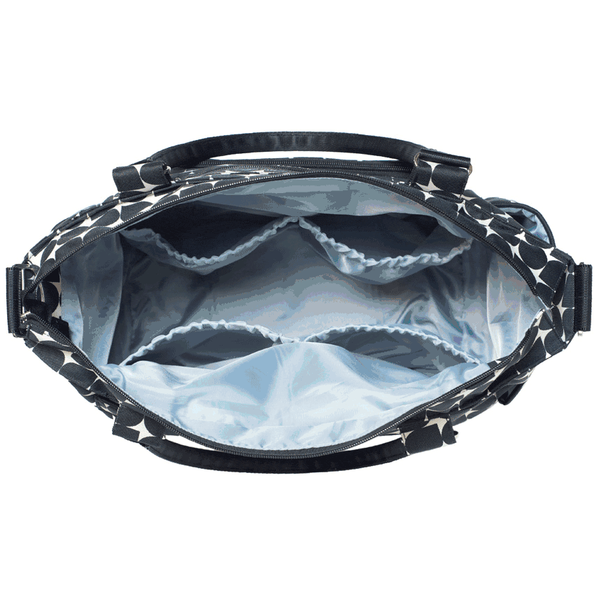 JJ Cole Caprice Diaper Bag - Silver Drop - MCSD