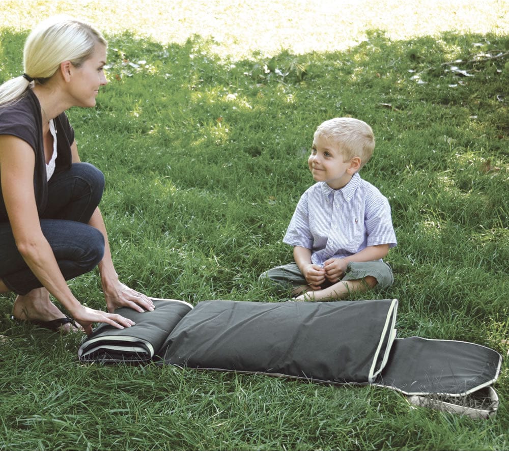 JJ Cole Outdoor Blanket in Grey Links -D - JEMGL