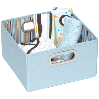JJ Cole Storage Box 6.5" - Blue Stripe - DSBS