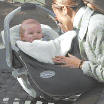 JJ Cole Bundleme Original Bunting in Graphite - GOBM