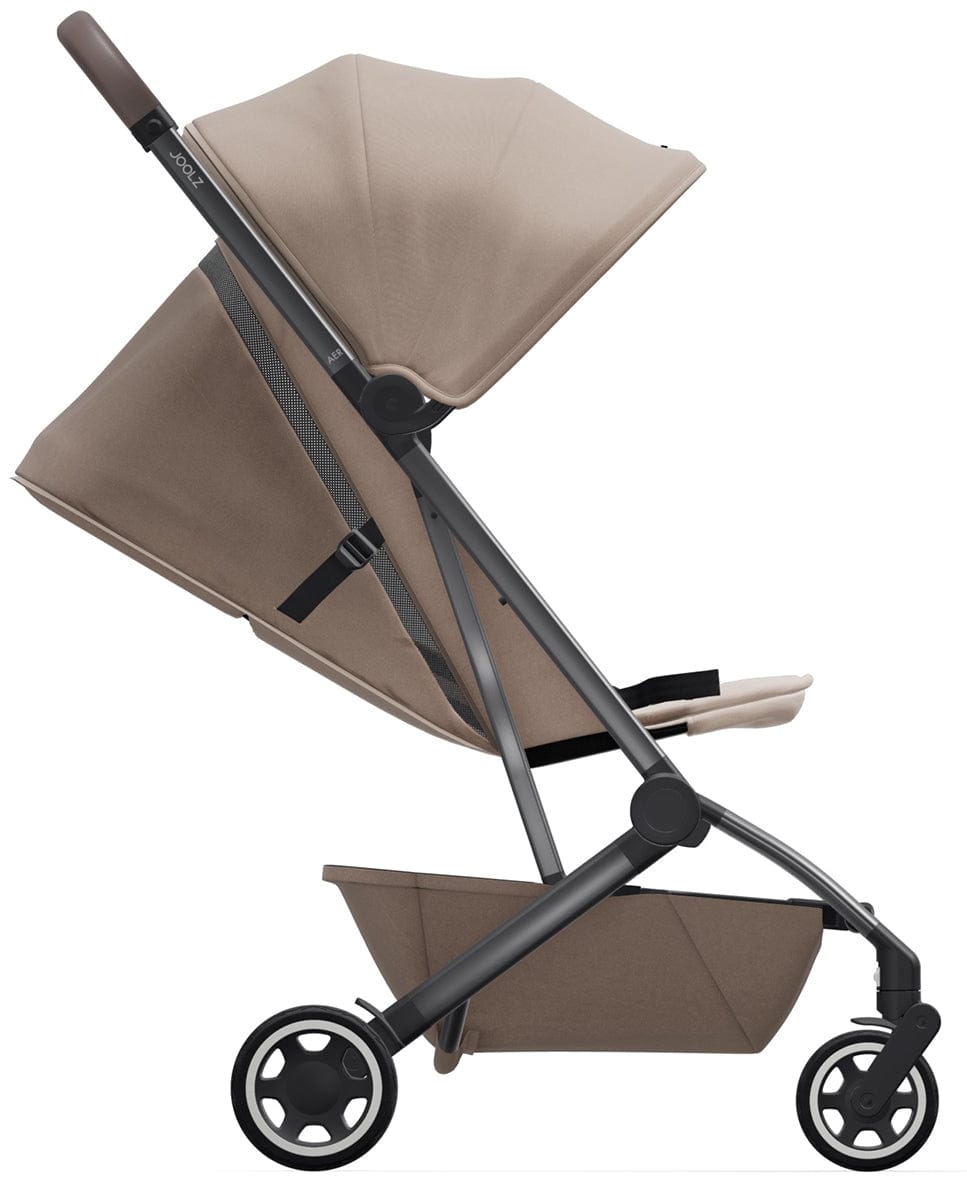 Joolz Aer Lightweight Compact Stroller + Bassinet Bundle - Lovely Taupe