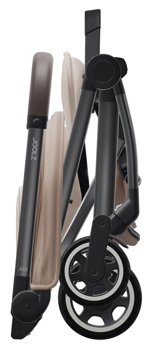 Joolz Aer Lightweight Compact Stroller + Bassinet Bundle - Lovely Taupe