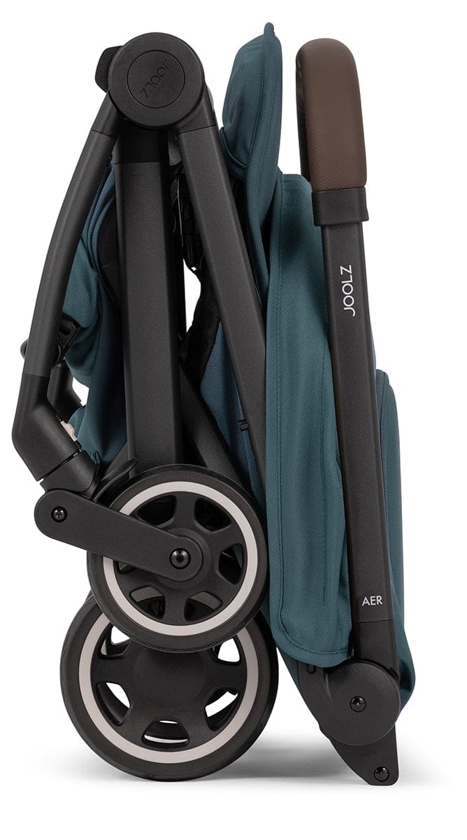 Joolz Aer Lightweight Compact Stroller + Bassinet Bundle - Ocean Blue - 440005-440006