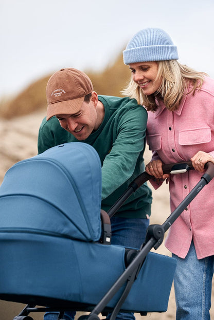 Joolz Aer Lightweight Compact Stroller + Bassinet Bundle - Ocean Blue - 440005-440006
