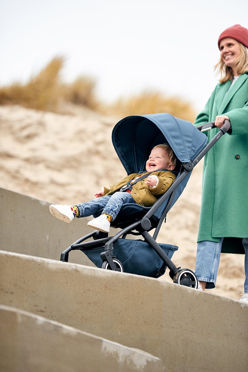 Joolz Aer Lightweight Compact Stroller + Bassinet Bundle - Ocean Blue - 440005-440006
