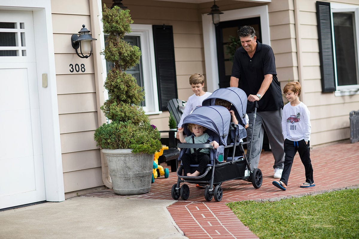 Joovy Big Caboose Triple Stroller - Jet - 3307-J