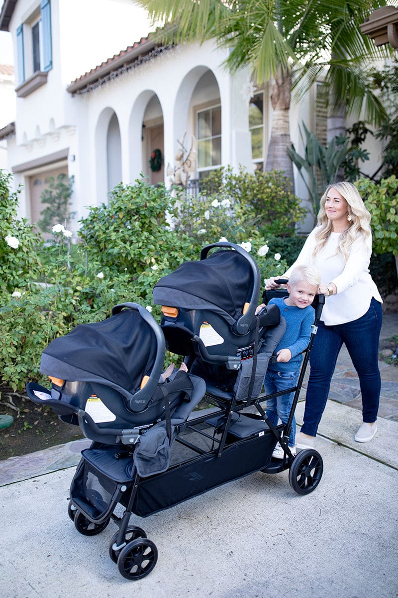 Joovy Big Caboose Triple Stroller - Slate - 3309-J