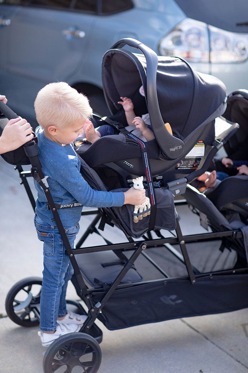 Joovy Big Caboose Triple Stroller - Slate - 3309-J