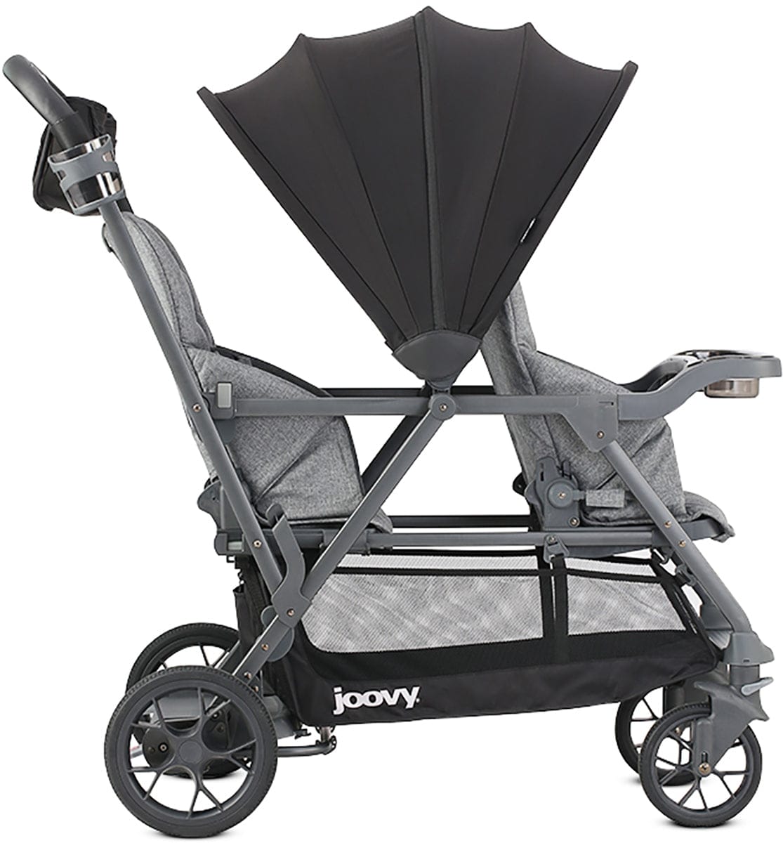 Joovy Caboose S Rear Seat - Grey Melange - 9109-J