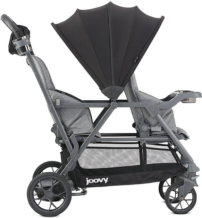 Joovy Caboose S Rear Seat - Grey Melange - 9109-J