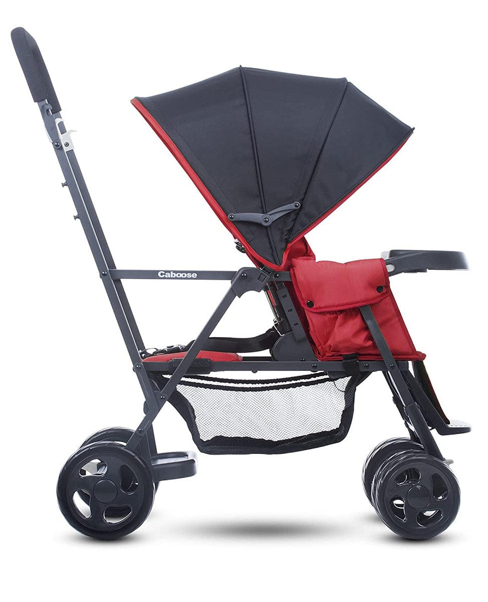 Joovy Caboose Sit And Stand Tandem Double Stroller - Graphite / Amber - 8144-J