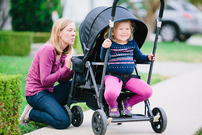 Joovy Caboose Too Sit And Stand Tandem Double Stroller - Graphite / Black - 8167-J