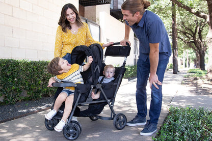 Joovy Caboose Too Sit And Stand Tandem Double Stroller - Graphite / Black - 8167-J