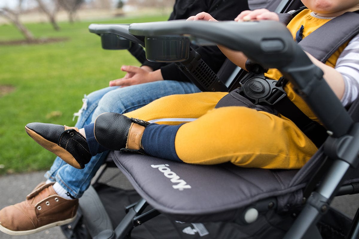 Joovy Kooper X2 Compact Double Stroller - Black