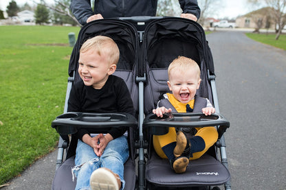 Joovy Kooper X2 Compact Double Stroller - Paprika