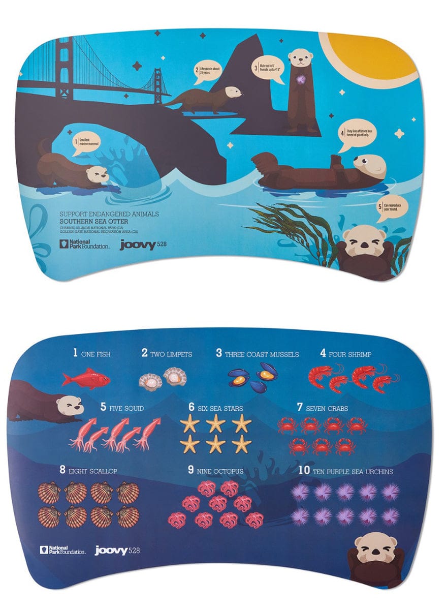 Joovy Nook High Chair - Greenamole (Sea Otter National Park Foundation Edition) - 4003-J