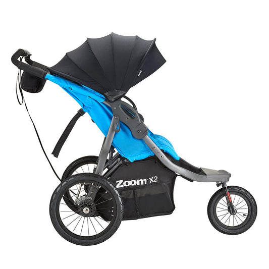 Joovy Zoom X2 Lightweight Jogging Side by Side Double Stroller - Glacier - 8260-J