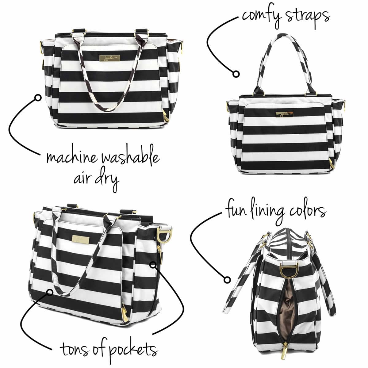 Ju-Ju-Be Be Classy Tote Diaper Bag - The First Lady - 15FB01L-TFL