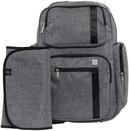 Ju-Ju-Be Vector Backpack Diaper Bag  - Gray Matter - 16XY02X-GRM