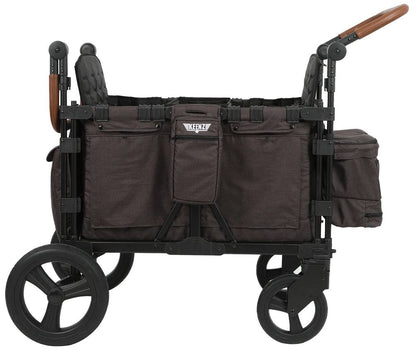 Keenz XC+ Luxury Comfort (4 Seater) Stroller Wagon - Charcoal Black