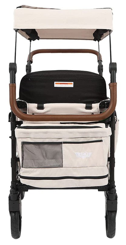 Keenz XC+ Luxury Comfort (4 Seater) Stroller Wagon - Cream - KEENZ-XC-PLUS-CREAM