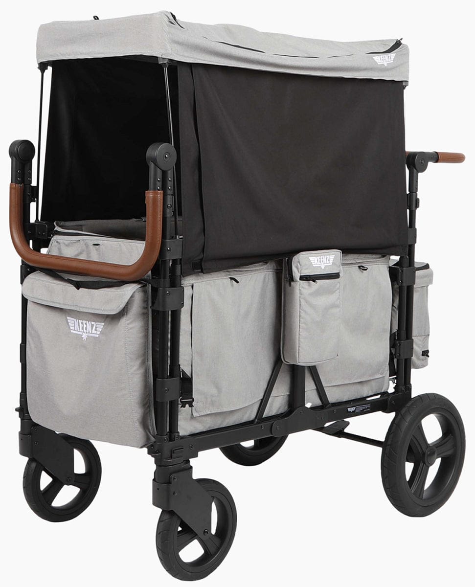 Keenz XC+ Luxury Comfort (4 Seater) Stroller Wagon - Smoke - KEENZ-XC-PLUS-SMOKE