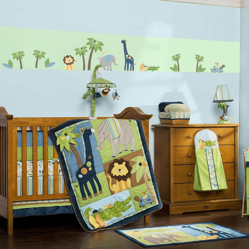 KidsLine Tribal Tails 8-Piece Crib Set - 5705BED8