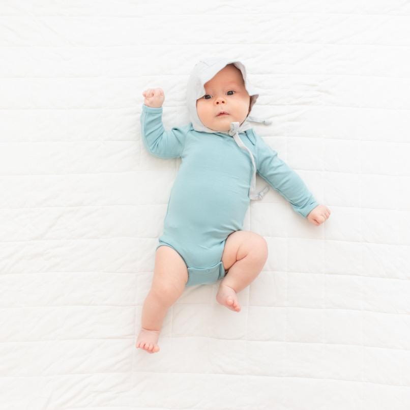Kyte Baby Long Sleeve Bodysuit - Seafoam (Newborn) - 1412SF0