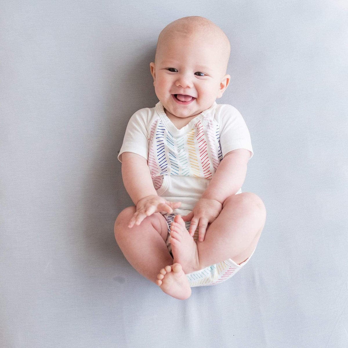 Kyte Baby Printed Short All - Herringbone (12-18 months) - HB1465SP21-4