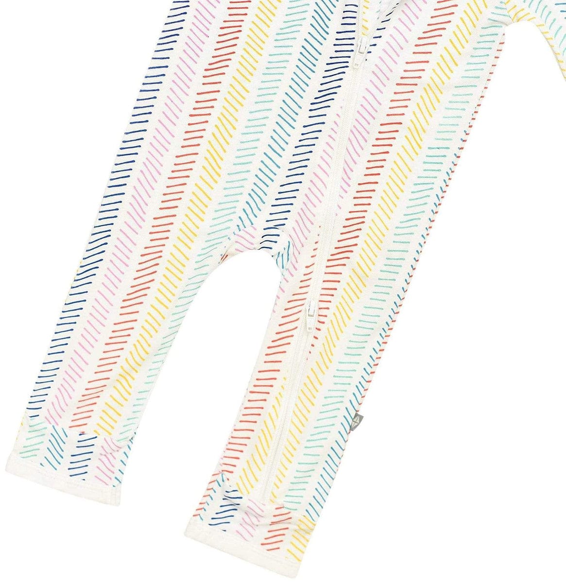Kyte Baby Printed Zippered Romper - Herringbone (3-6 months) - HB1910SP21-2
