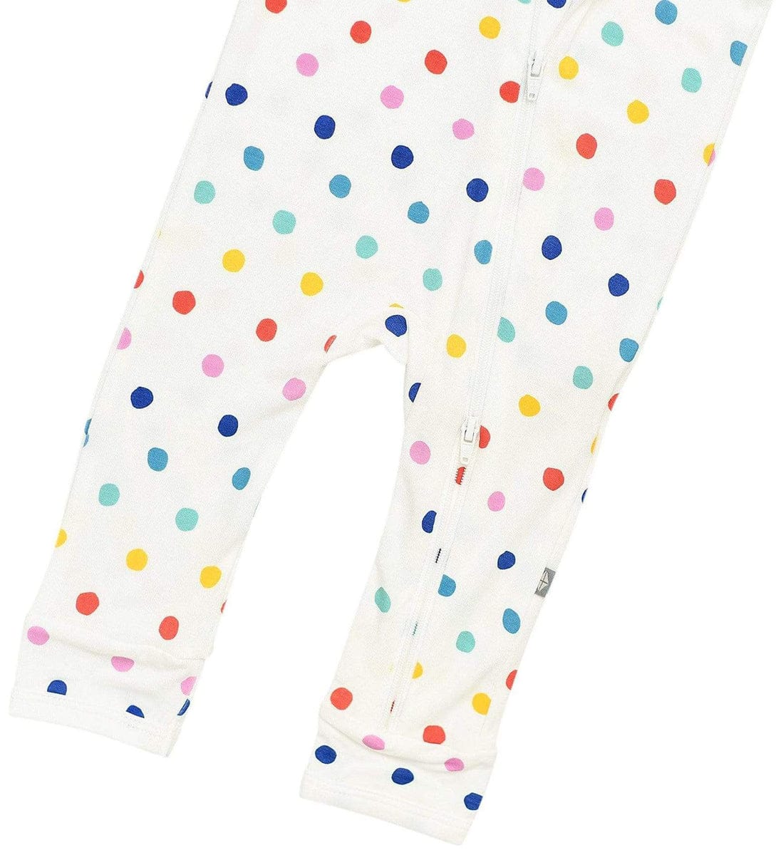 Kyte Baby Printed Zippered Romper - Polka Dots (Newborn) - PD1910SP21-0