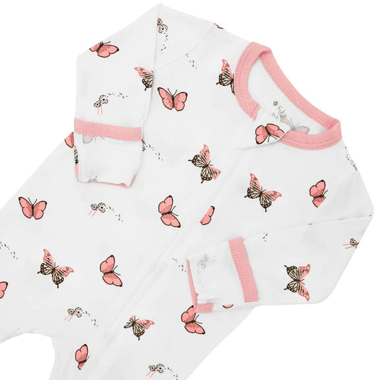 Kyte Baby Zippered Footie - Butterfly (6-12M) - 1911BF3