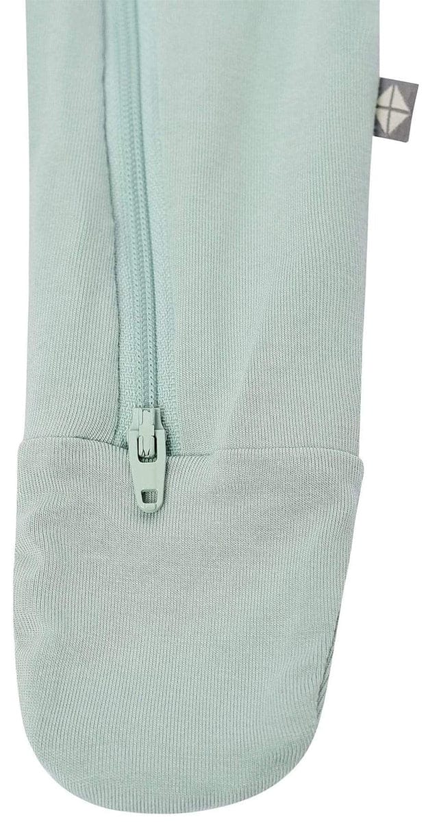 Kyte Baby Zippered Footie - Sage (3-6 months)