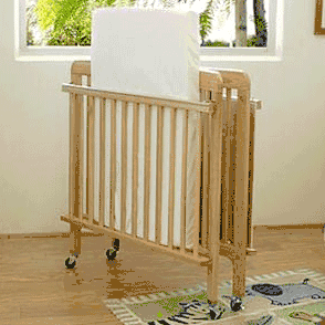 LA Baby Deluxe Portable Crib 883A - Cherry